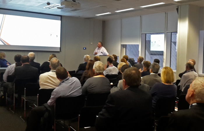 A Cordery Castle presentation at a housing conference